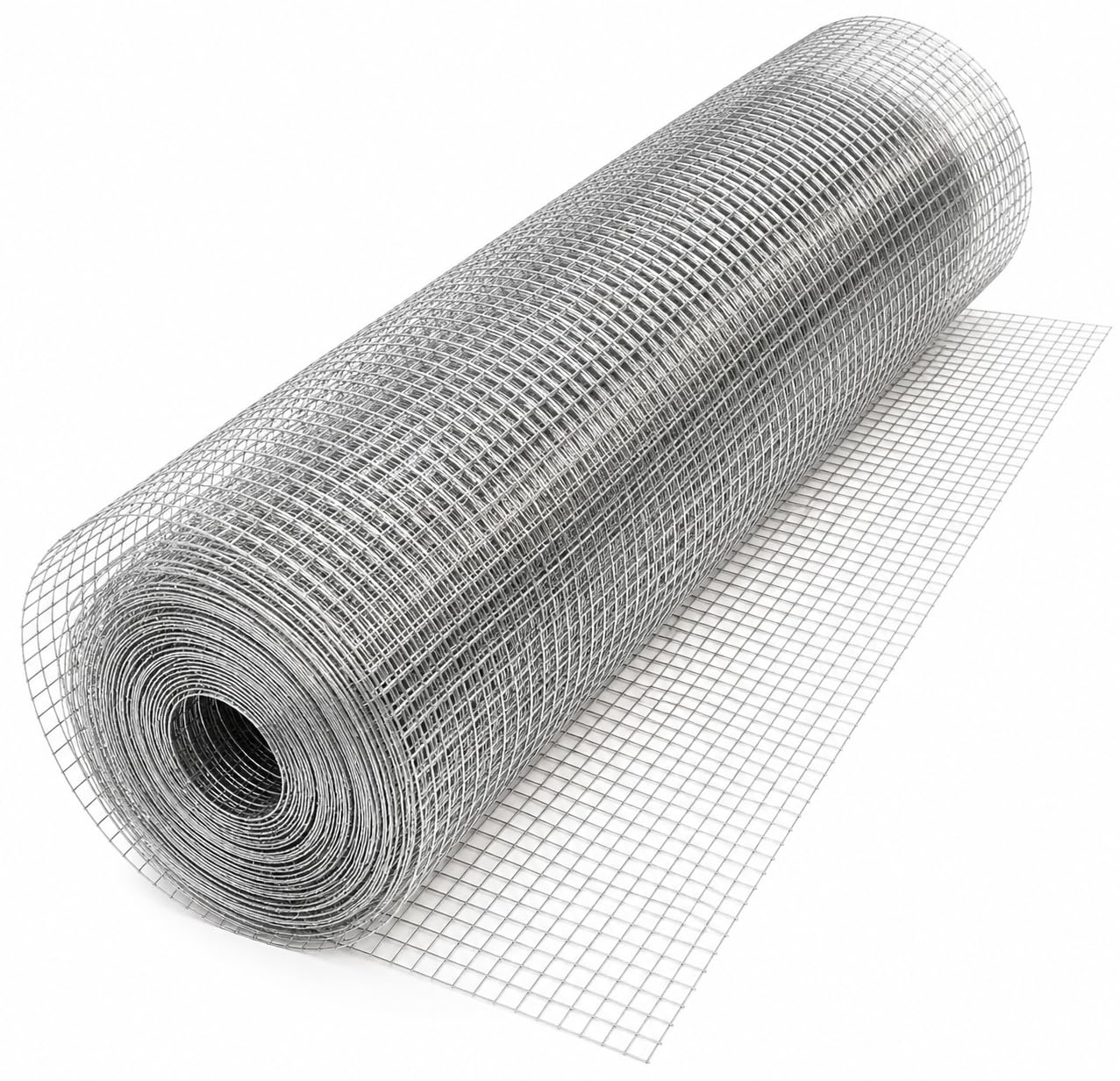 Volierendraht 25m x 100cm - feuerverzinkt 19x19 mm Maschendrahtzaun - Kaninchendraht Drahtgitter für Voliere Hasenstall Gartenzaun Tiergehege extra robust