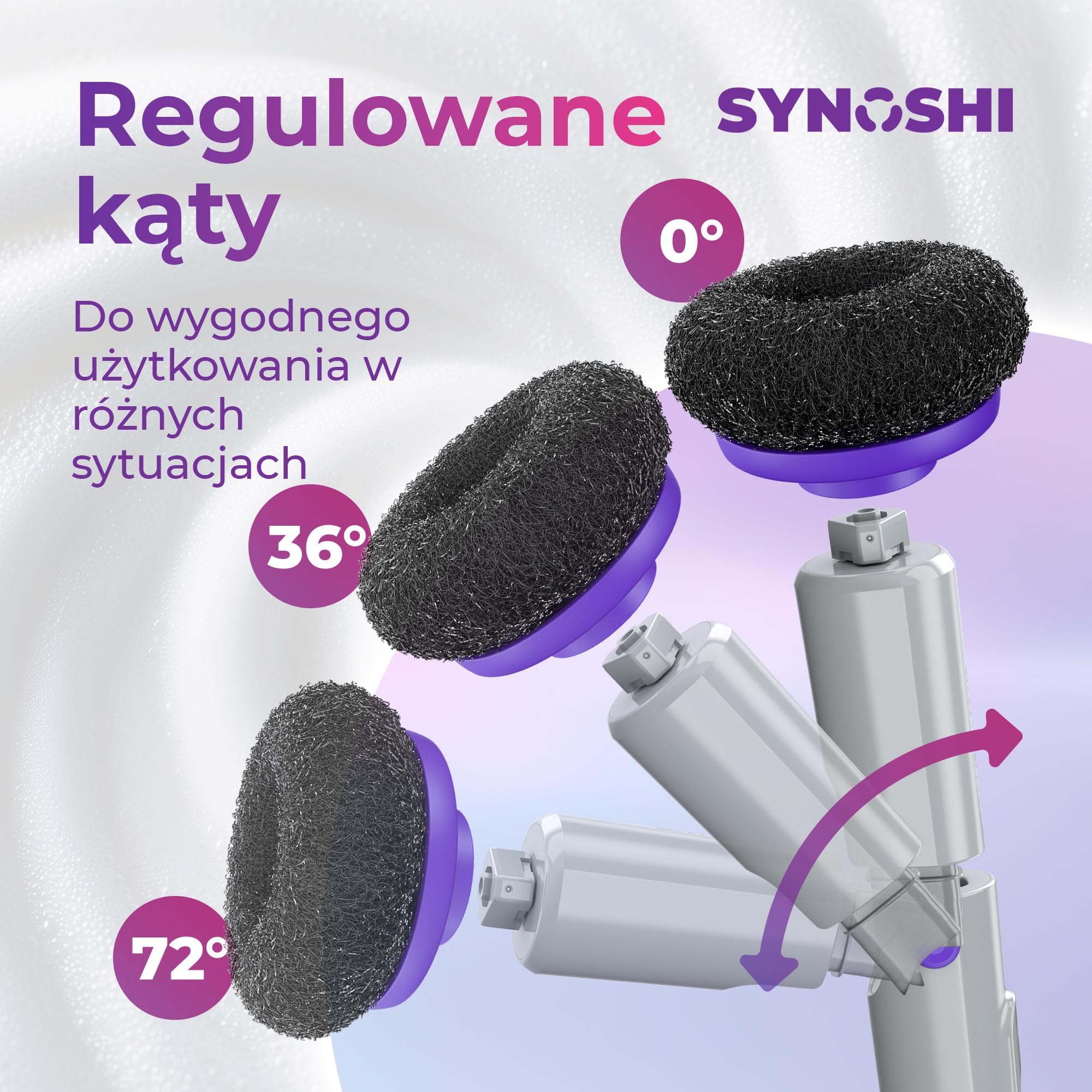 Synoshi Pro Stalowa Głowica do Szczotki Elektrycznej 2 Szt | Do grilla, rdzawych powierzchni i twardych zabrudzeń.