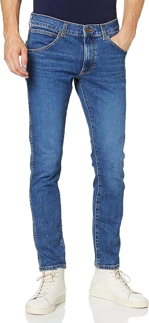 Wrangler Men's Bryson Skinny Jeans, Blue (Game On E), 30W / 34L