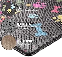 Vista 6 de Tapetes de Cocina Estilo Granja Acolchados Antifatiga para Piso de Cocina Impermeables Tapetes y Alfombras de Cocina Tapete Cómodo para Estar de Pie