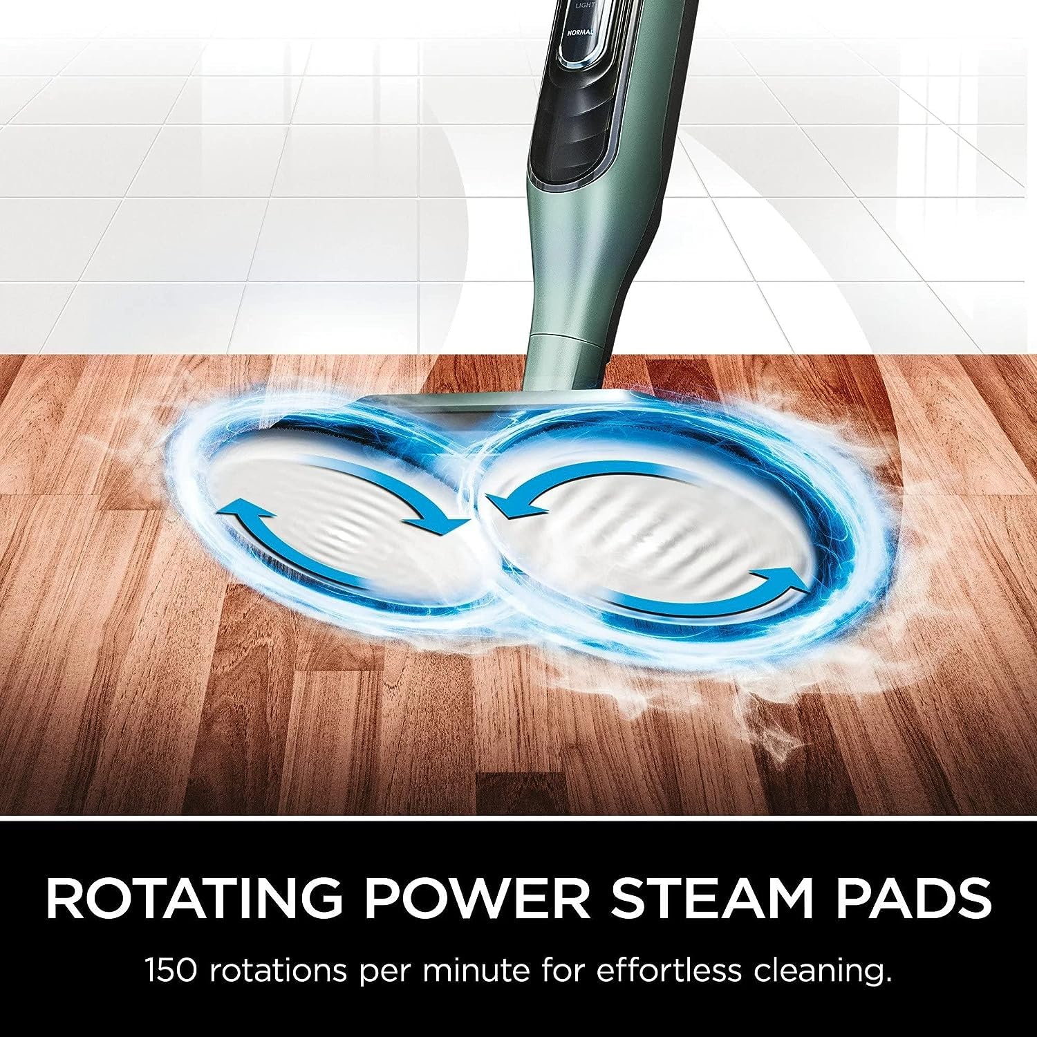 S7000AMZ Steam & Scrub - Trapeador de vapor todo en uno para limpiar y desinfectar suelos duros, agua pura (renovada) 6