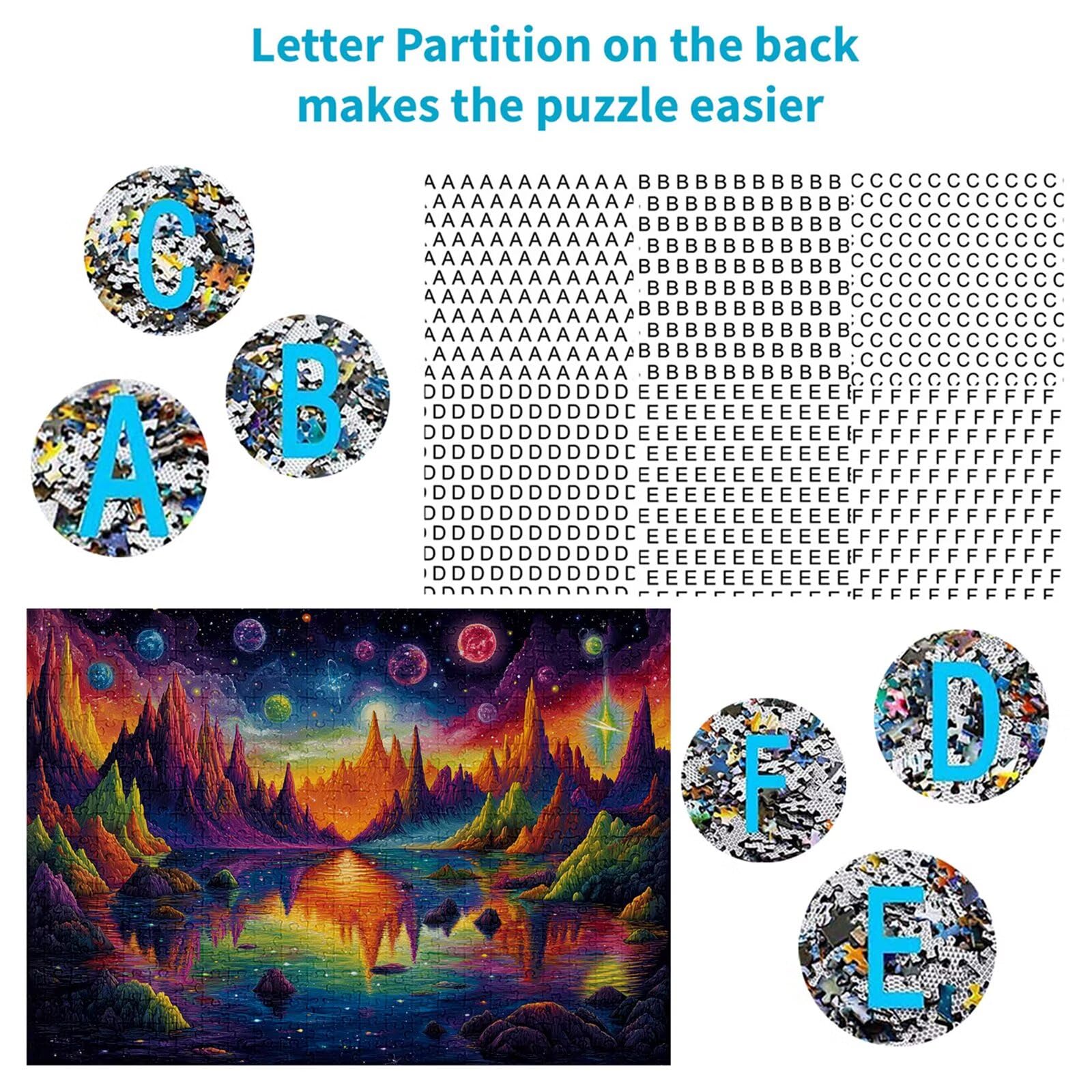 Puzzle 3000 elementów górskie puzzle dla dorosłych jezioro 122 x 81 cm Unikalne rzemiosło klasyczne 3D drewniane układanka do rodzinnych gier biznesowych, układanka do samodzielnego wykonania nawet do