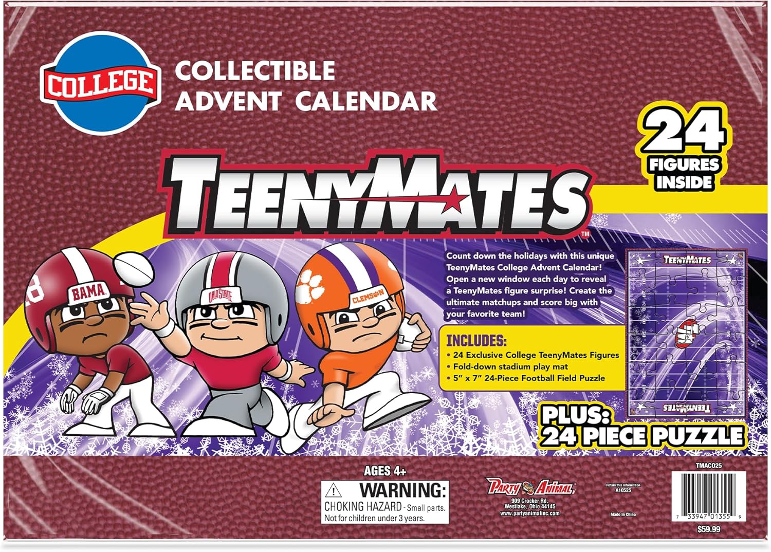 2025 NCAA TeenyMates Advent Calendar