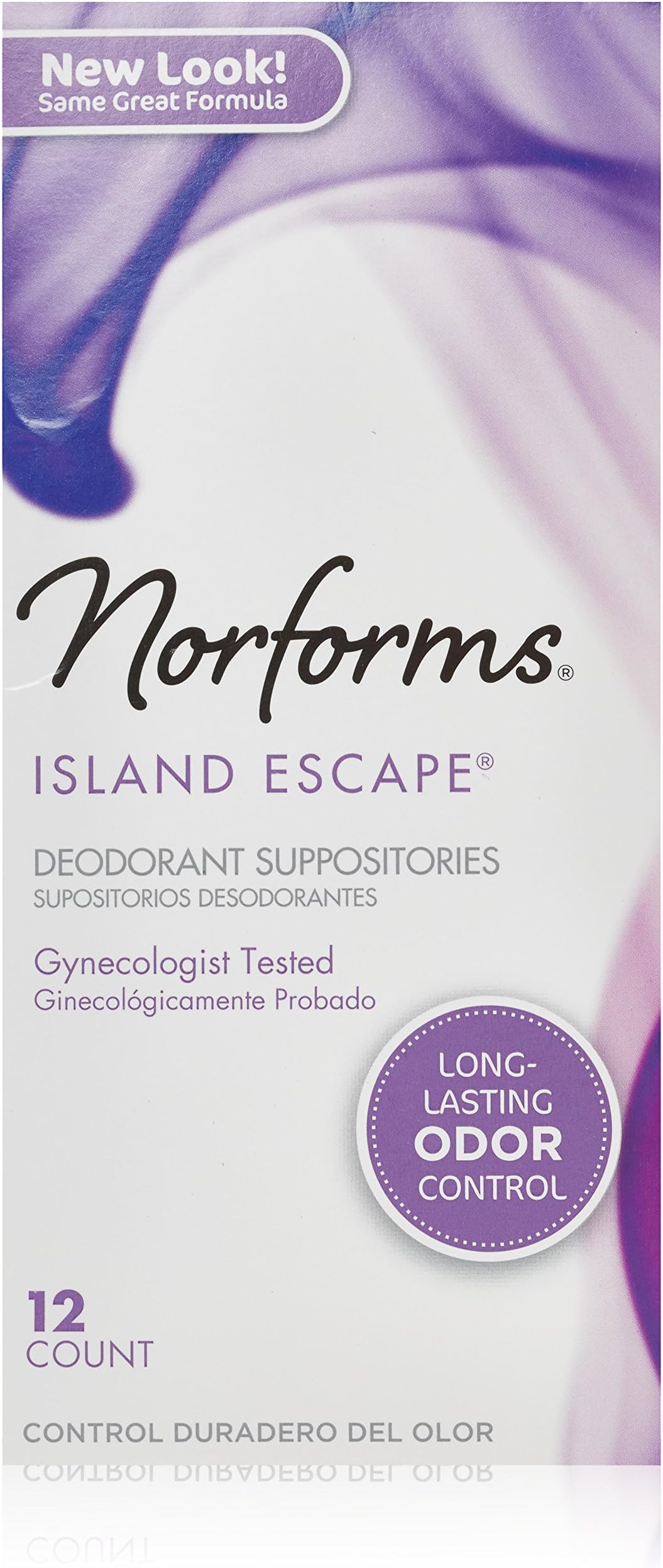 Feminine Deodorant Suppositories Island Escape 12-Count
