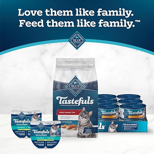 Vista 31 de Blue Buffalo Tastefuls Indoor Natural - Alimento seco para gatos adultos, bolsa de pollo de 7 libras