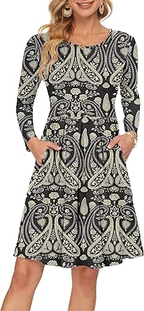 AUSELILY Women's Long Sleeve P...