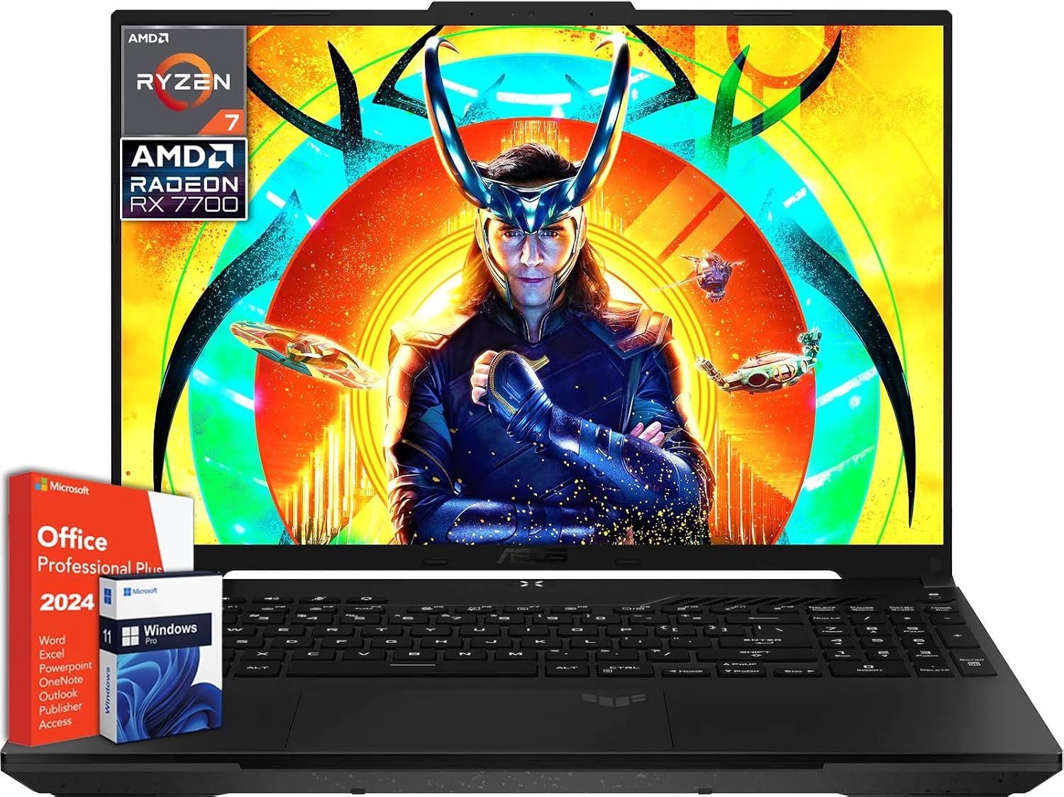 ASUS TUF A16 Gaming Laptop, Microsoft Office 2024 Lifetime