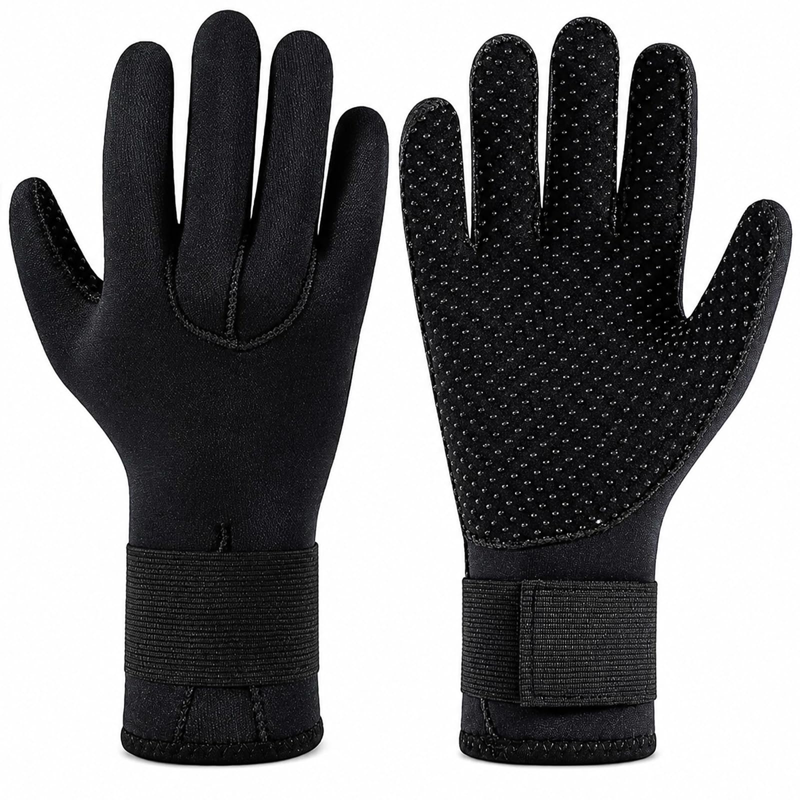 ZONJIE 5mm Wetsuit Glove Neoprene - Anti-Slip Thermal Swimming Gloves Wear-resistant Cold Water Diving Gloves for Snorkeling Swim Scuba Diving Water Sports (S)