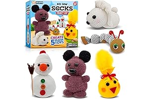 No-Sew Socks Craft Kit: Creative Expression for Kids