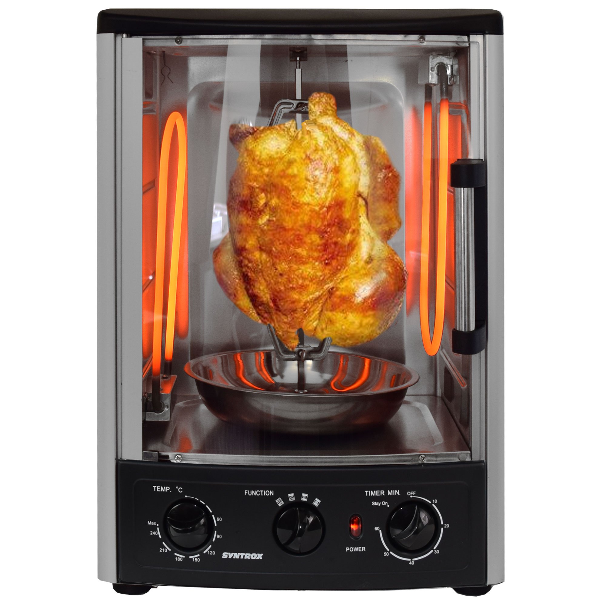 Syntrox Germany Dönergrill | Hähnchengrill | Vertikalgrill | 360 Grad Grill