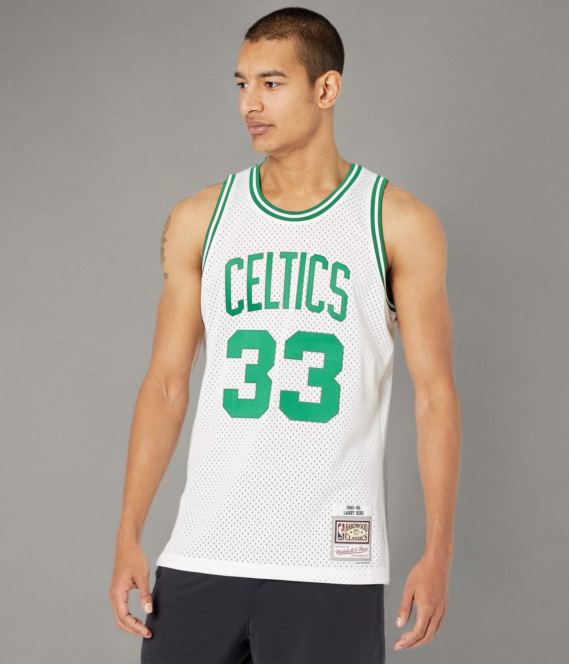 Mitchell & Ness 2.0 B. Celtici Camicia Uomo (Pacco da 1)