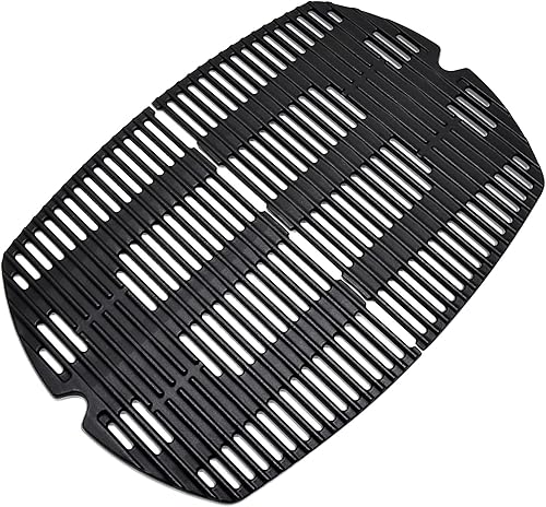 Miniatura 7 de Criditpid 7644 7582 Rejillas de cocción para Weber Q100, Q1000, Q120, Q1200, Q140, Q1400, piezas de repuesto de rejilla de hierro fundido para Weber