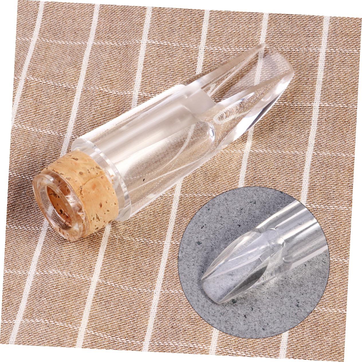 ibasenice 3pezzi Boccaglio Professionale Per Clarinetto Sib Trasparente Resistente Compatibile Con Clarinetti Suono Metallico Con Controllo