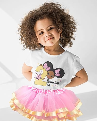 Miniatura 6 de Luke and Lulu First Birthday Outfit Girl - 2nd Birthday Outfit Girl - 3rd Birthday Outfit Girl - Afro Puffs