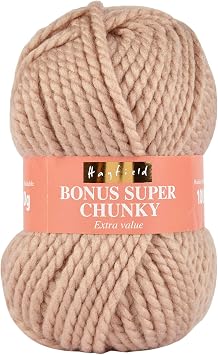 Sirdar Hayfield Bonus Super Chunky, Mink 599, 100g, F032-0599
