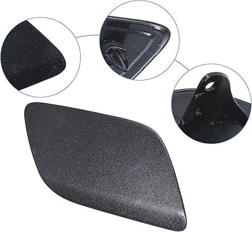 Miniatura 3 de ACROPIX Tapa de la boquilla del parachoques delantero del lado del pasajero derecho para Audi Q7 - Paquete de 1 color gris oscuro