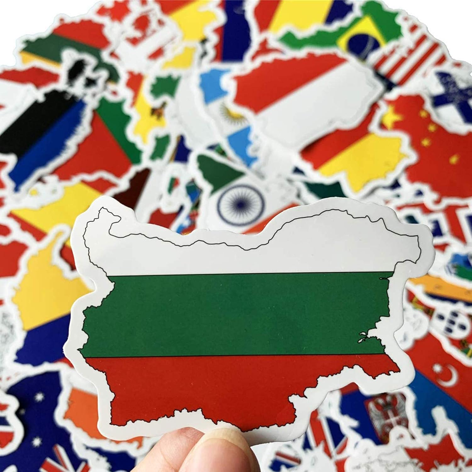 58 Off 世界の国旗柄 シール ステッカー モンゴル国旗柄 28 42mm マイクロファイバー製 Materialworldblog Com