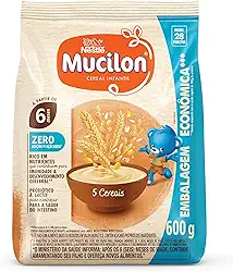 Cereal Infantil Mucilon® 5 Cereais Zero 600g