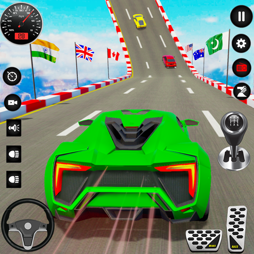 Crazy Car Stunt Racing - Mega Ramp Game 3D