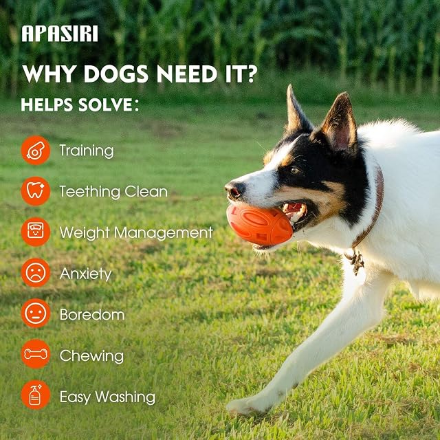 Foto 3 de 8 de Juguetes para masticar perros Juguete chirriante para masticadores agresivos Bola Indestructible para perros…