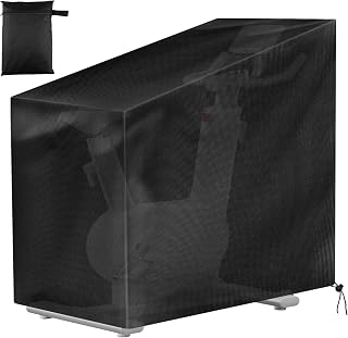 Cubierta para bicicleta estática, cubierta de bicicleta, cubierta impermeable para bicicleta de spinning, lluvia, sol, polvo, cubierta para bicicleta estática para uso interior y exterior, 123 x 58 x