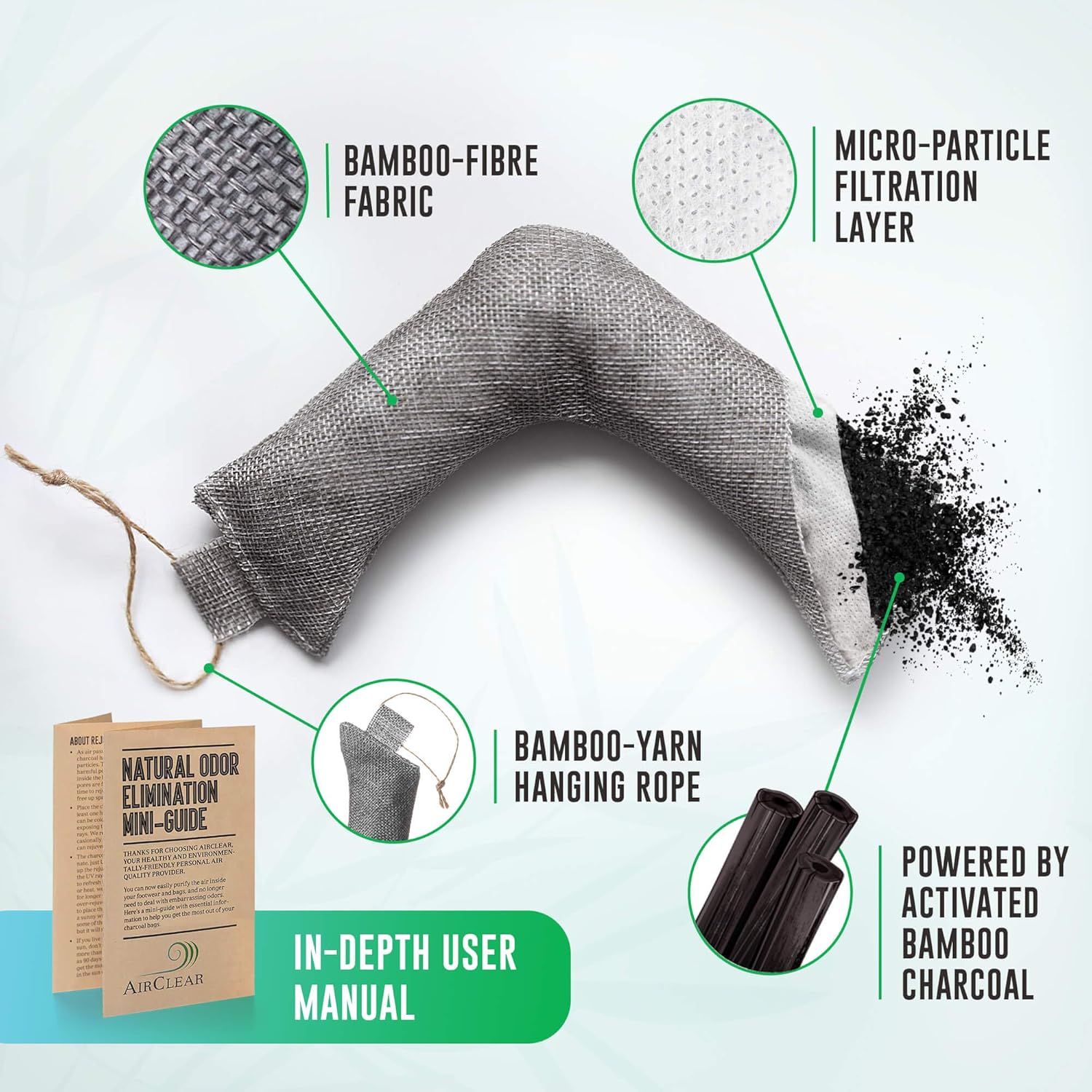 Clear air purifier bamboo charcoal Clearance