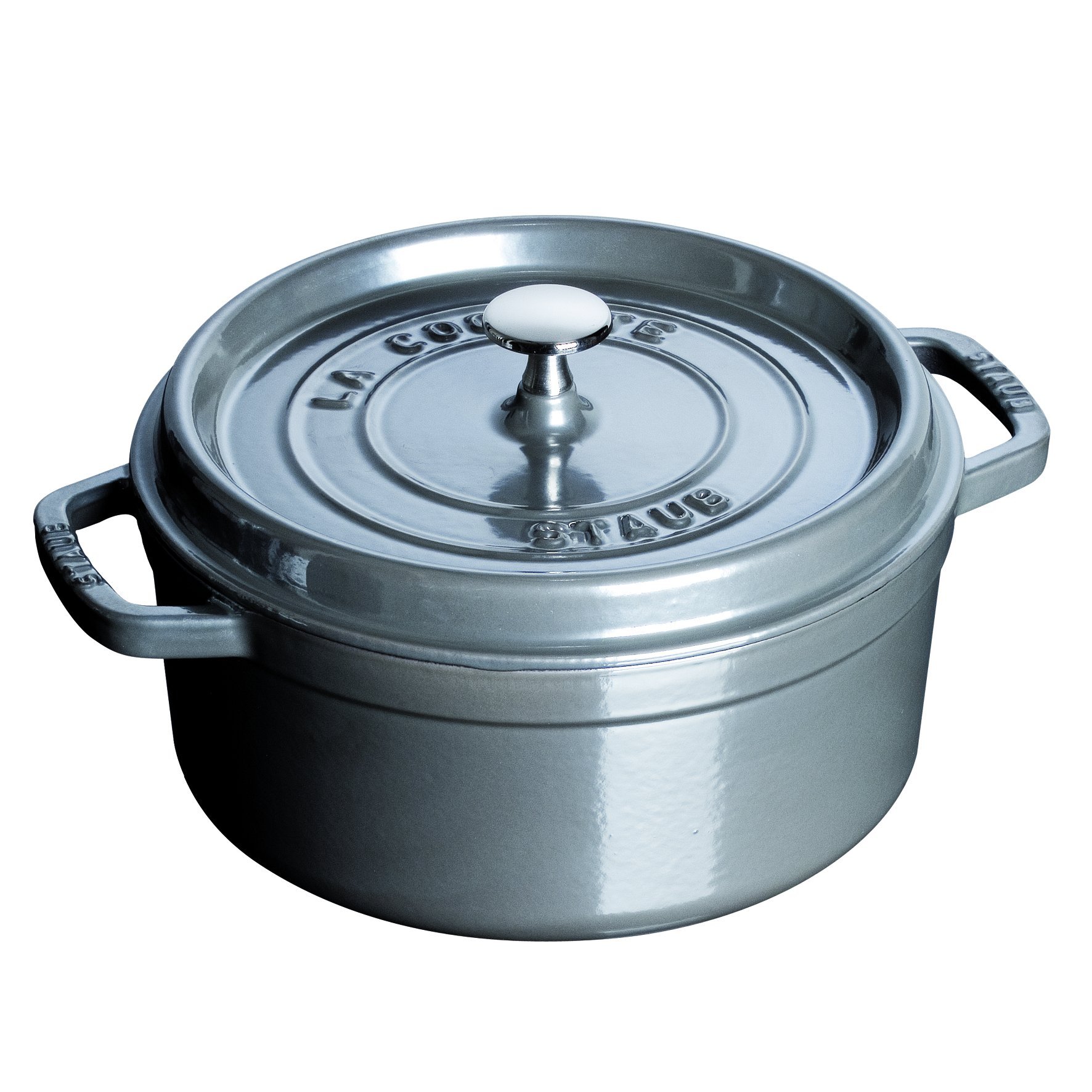Amazon.com: Staub 2.25 Quart Round Cocotte, Graphite Grey: Dutch