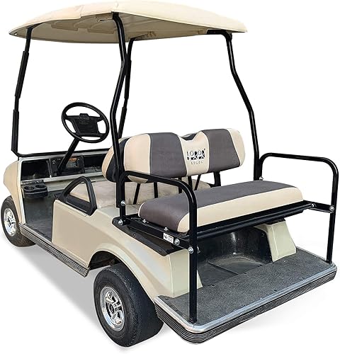 Miniatura 7 de 10L0L Funda universal para asiento trasero de carrito de golf, material duradero y transpirable, se ajusta como un guante para Yamaha EZGO y Club
