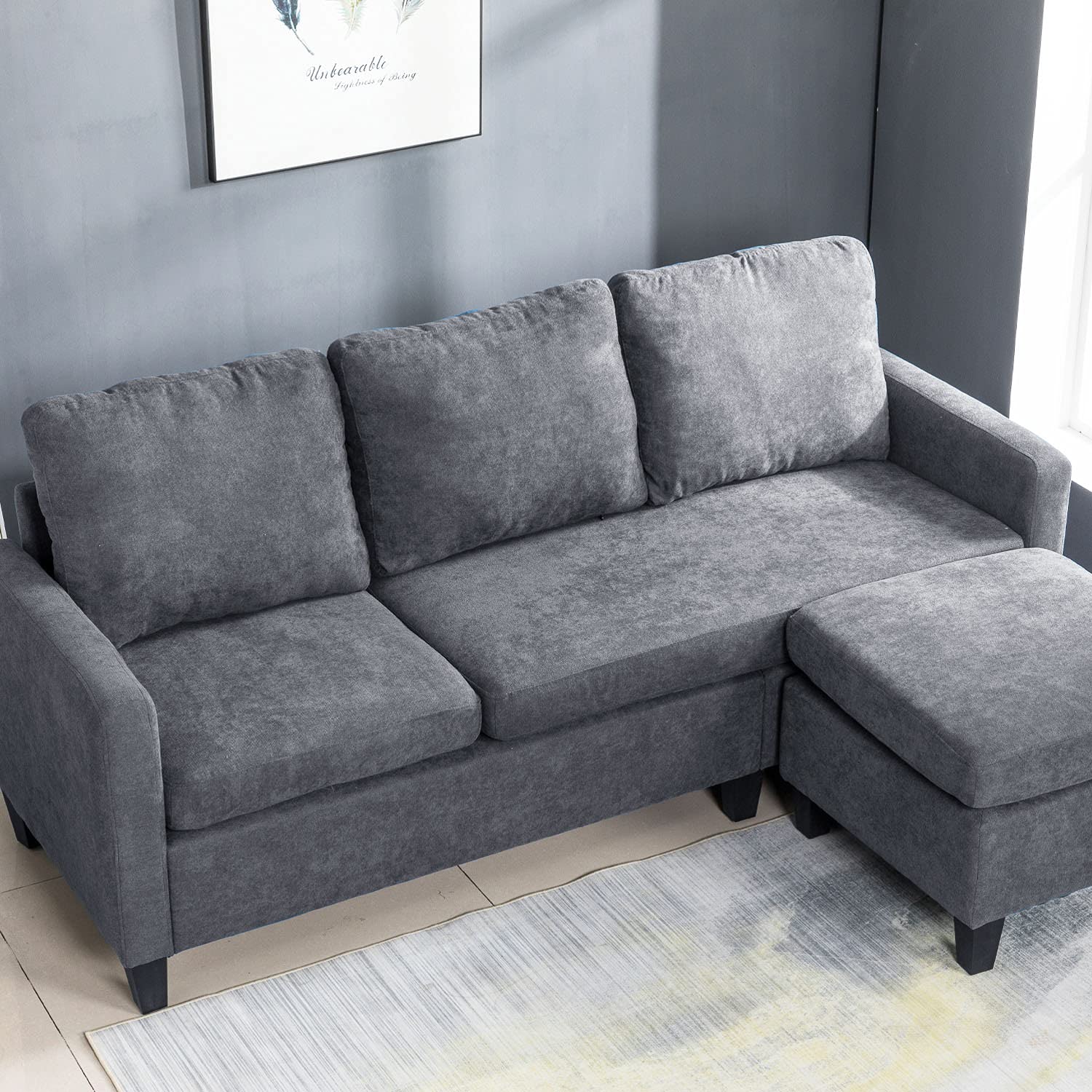 Sofa Sectional Sofa Furniture Set Futon Sofa Modern Convertible L