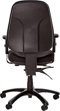 Eurotech Seating 24/7 Swivel Black Chair, Dove Black
