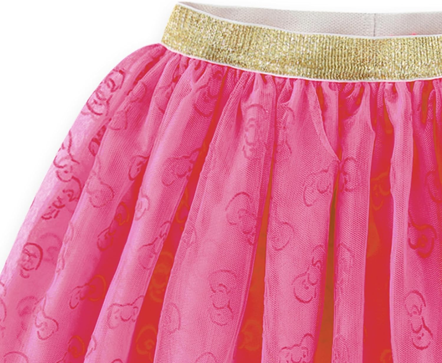 Hello Kitty Sanrio Girls Short Sleeve Shirt and Tulle Tutu Skirt Set for Toddler and Big Kids - Image 6