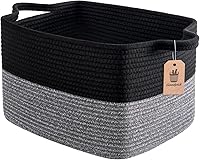 Vista 32 de Goodpick Contenedores de almacenamiento en forma de cubo – Cestas de estante para toallas, libros y ropa, contenedores de almacenamiento de armario