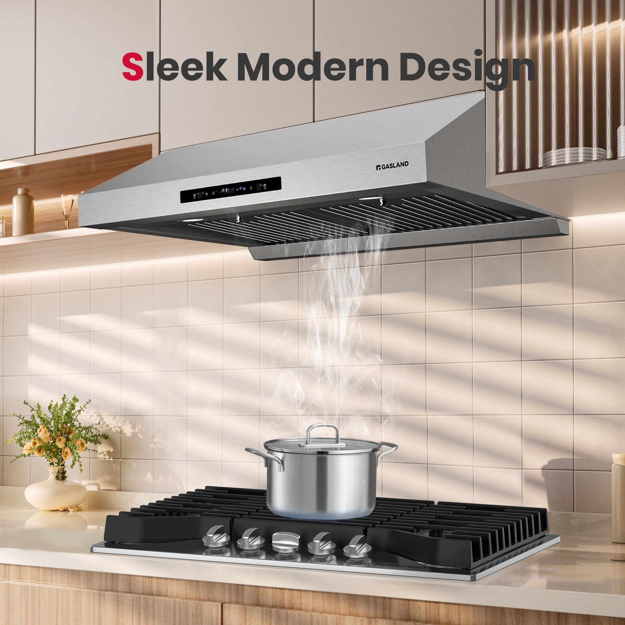 Snapklik.com : GASLAND 30 Inch Range Hood UC30SSM 700 CFM Under Cabinet