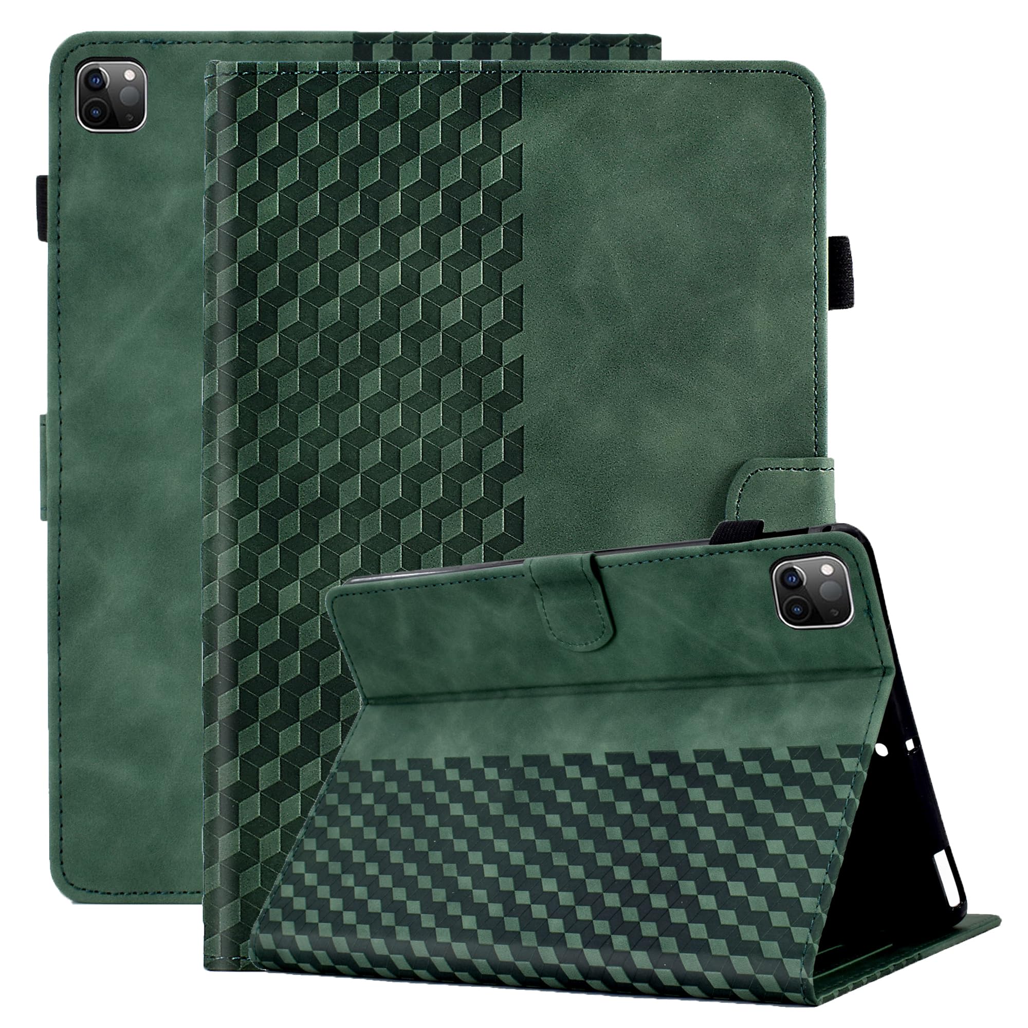 Case for Honor Pad X8a 11 Inch Tablet 2024 Protective Case Premium Leather Folio Smart Case with Auto Sleep/Wake Pen Holder Card Slot for Honor Pad X8a- Dark Green — view 76