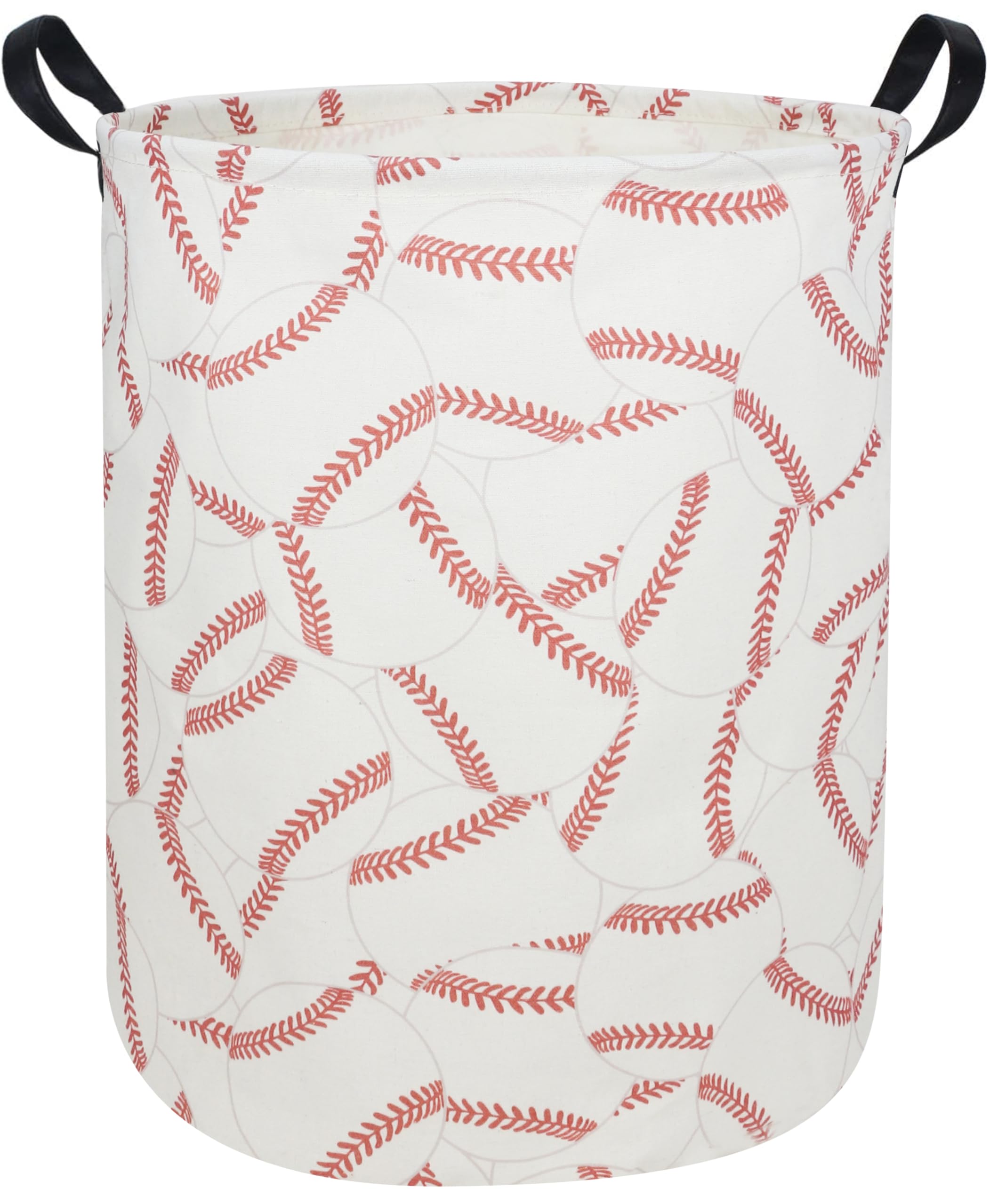Kids Laundry Hamper,Baseball Laundry Basket Collapsible Boys Storage Baskets for Home,Office,Toy Organizer,Home Decor(Baseball)