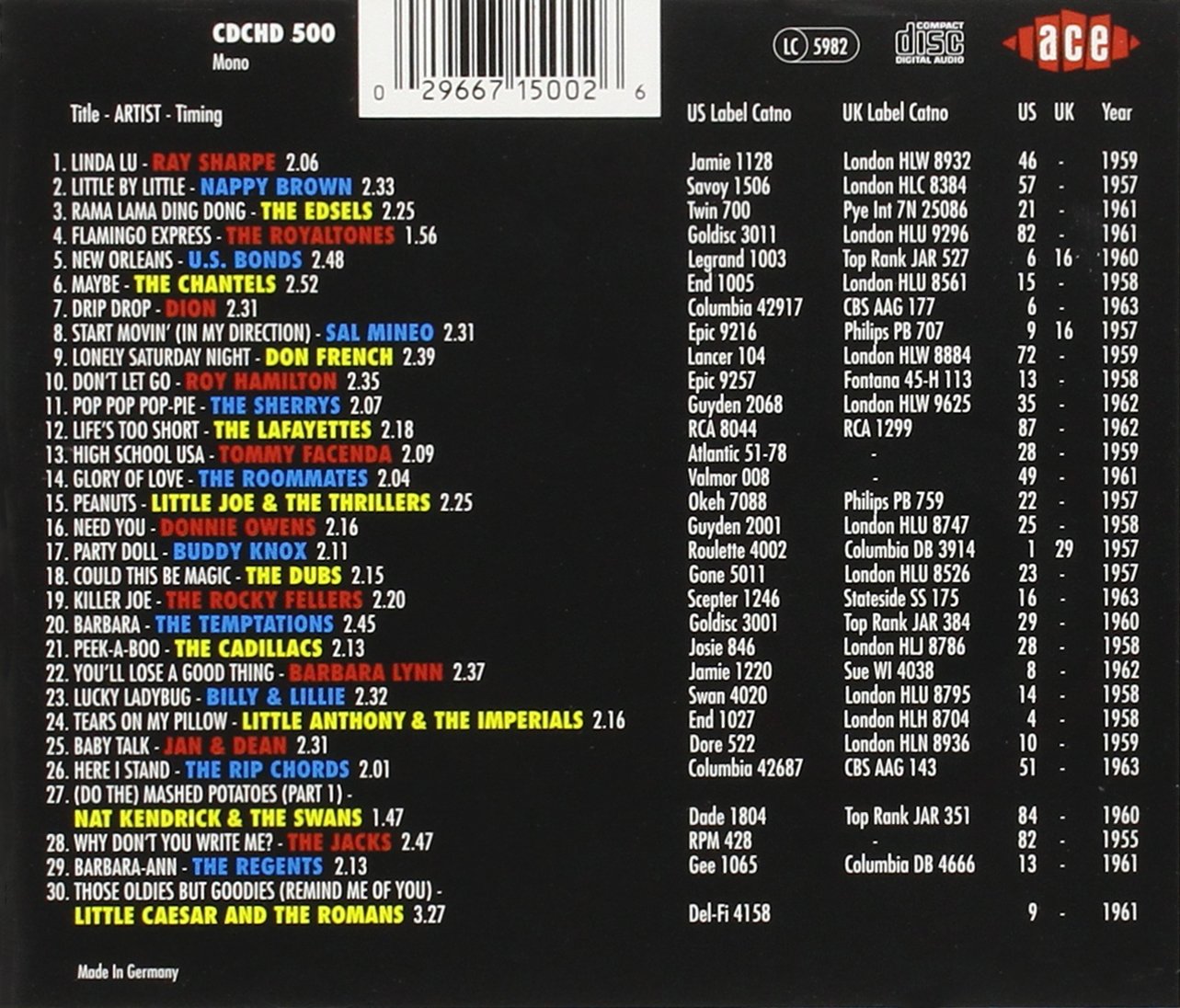 The Golden Age of American Rock 'n' Roll Vol.4: Hot 100 Hits from 1954-1963