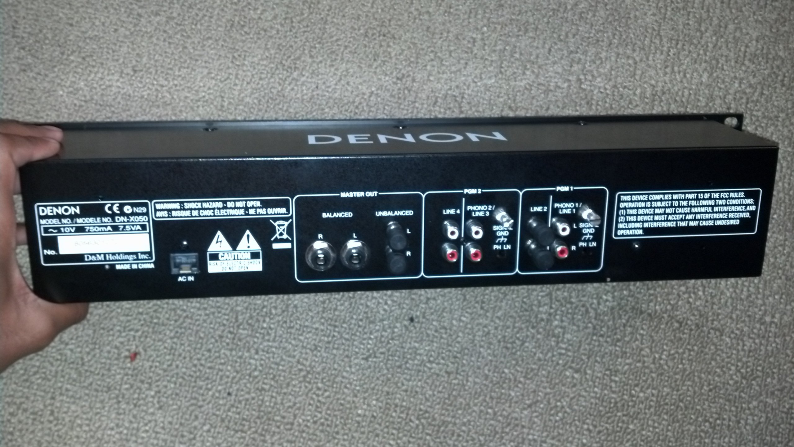 DENON PRO DJ TWO CHANNEL MIXER : Amazon.in: Musical Instruments