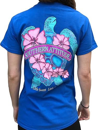 Southern Attitude Salty Anchor Camisa de manga corta azul marino