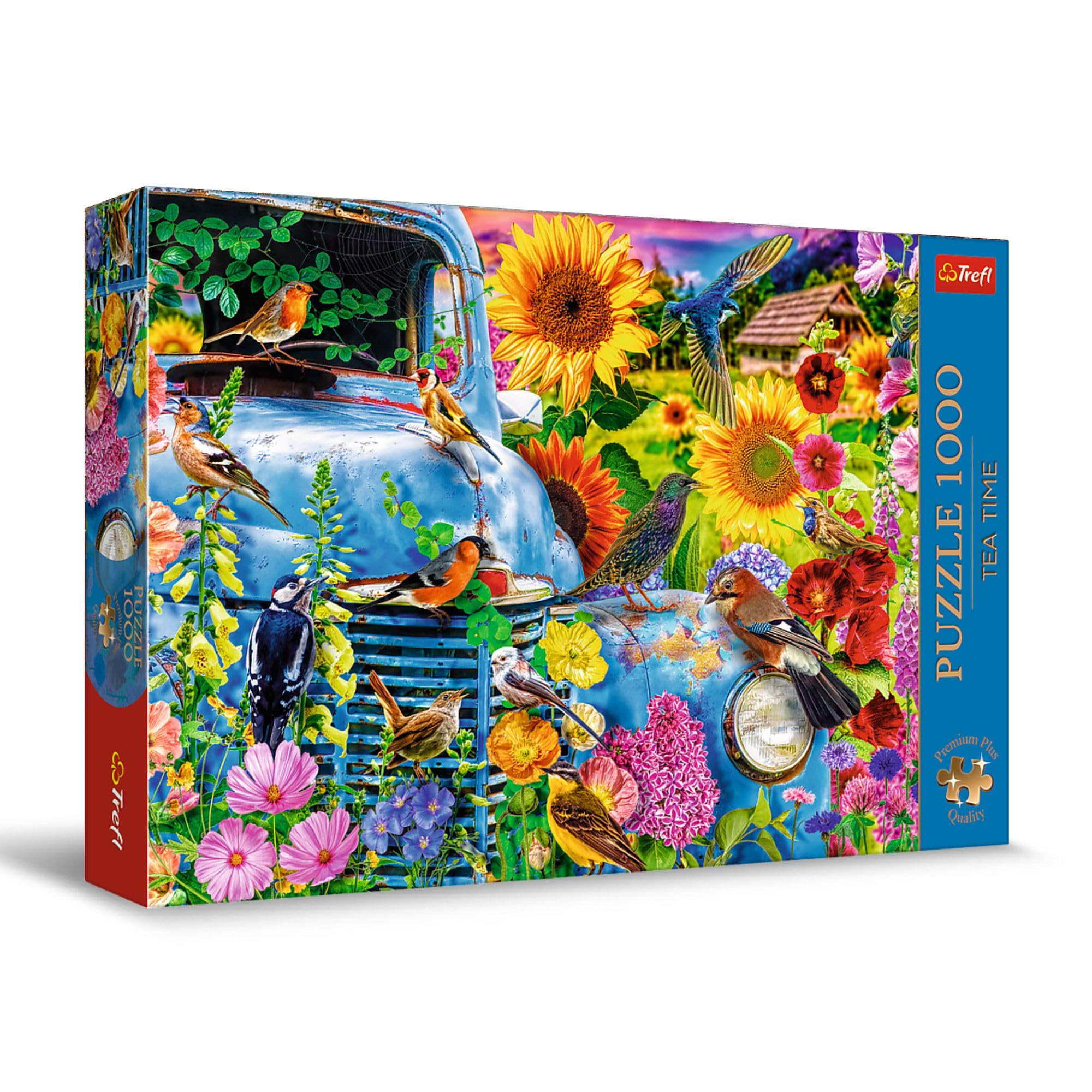 Puzzle Trefl Premium Plus – Tea Time Préparation Au Printemps – 1000 Pièces – Ambiance Nostalgique – Dès 12 Ans