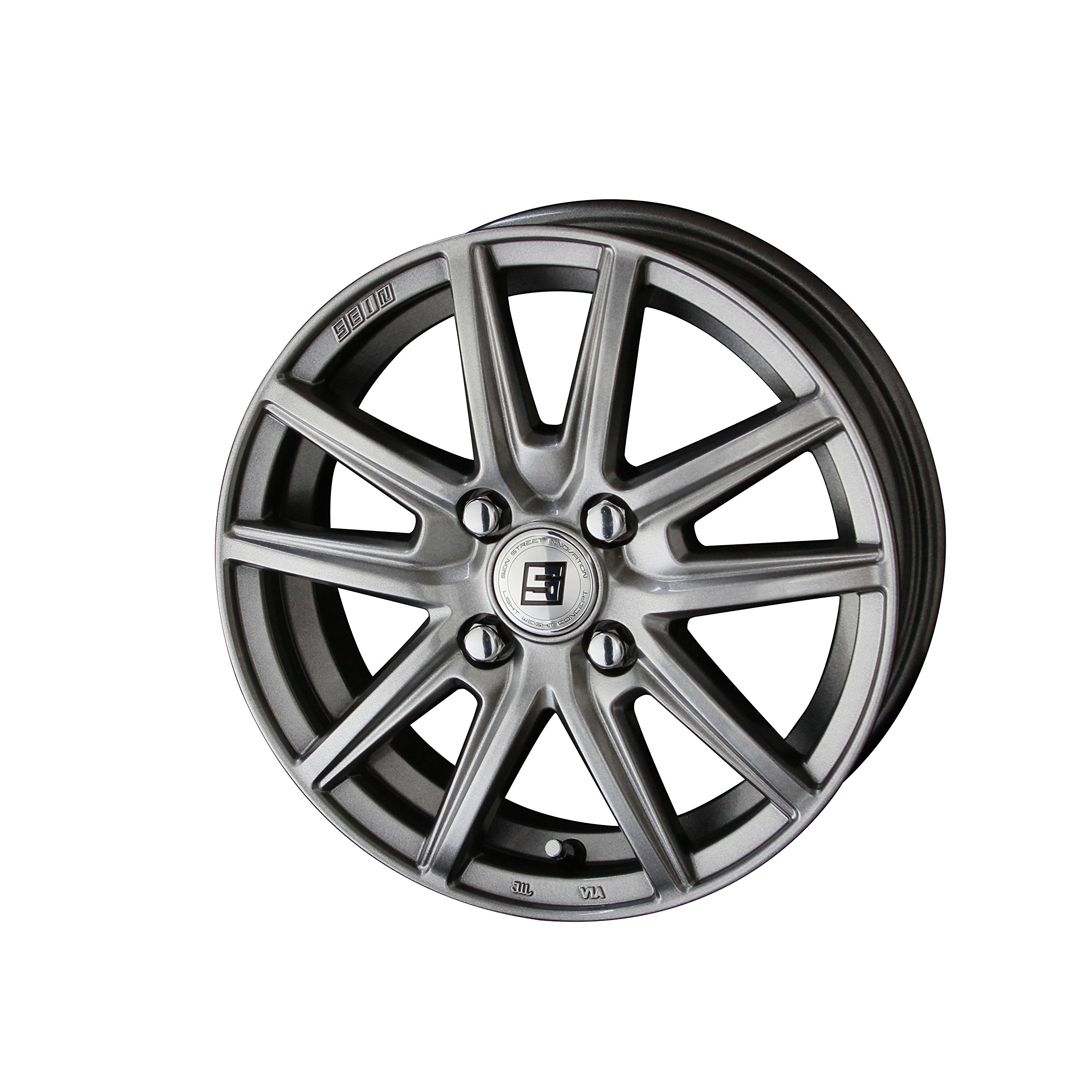 共豊 Sein SS Design esuesu metaruhure-kusiruba- 15 Inch 5.5 J + 50 4h100 Set  of 4 : Automotive - Amazon.co.jp