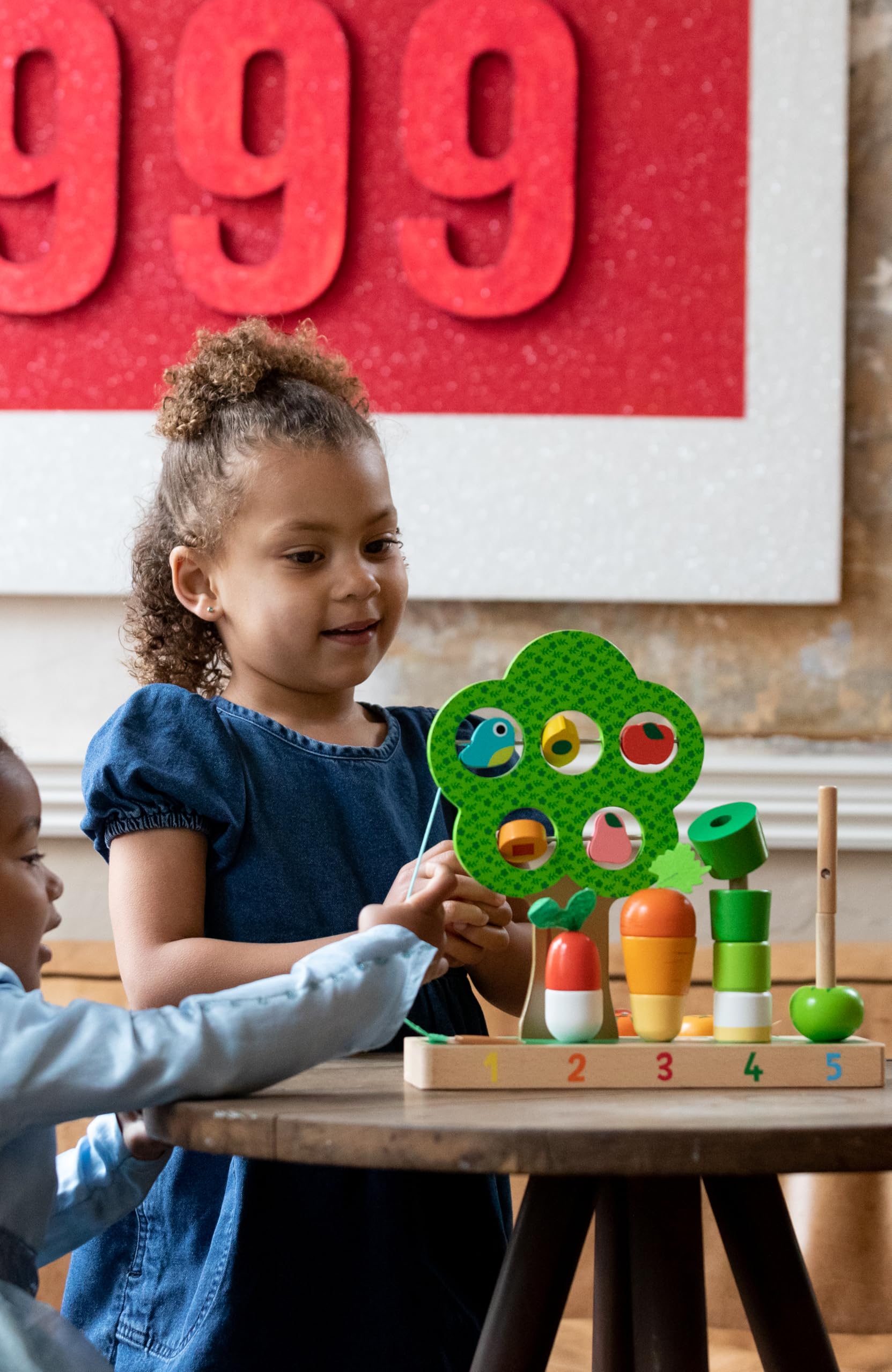 VILAC - Jouet en bois -Jeux d'éveil - Apprendre à compter et découvrir les formes basiques - 2469