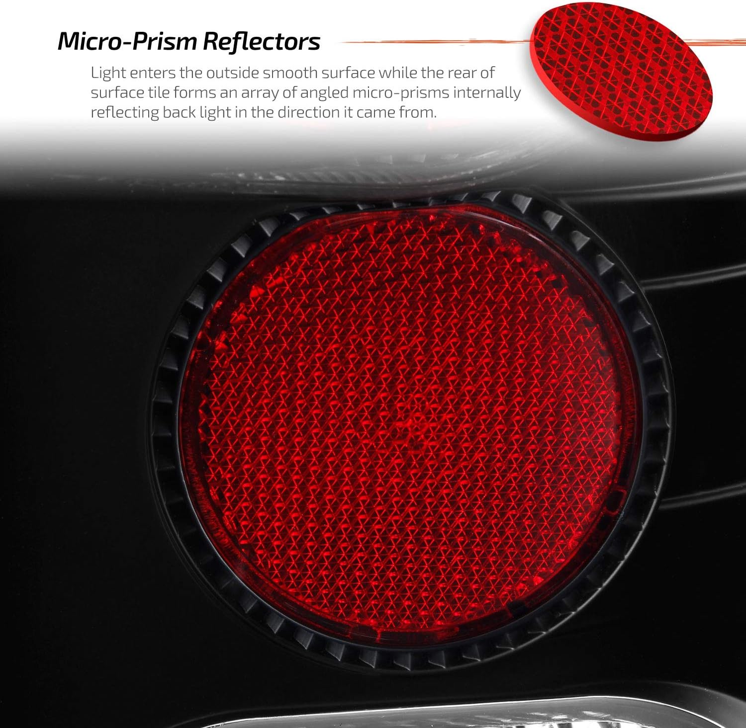 AKKON - For 04-12 Titan A60 Pickup Truck Rear Black Bezel Tail Lights Brake Lamps Replacement Pair