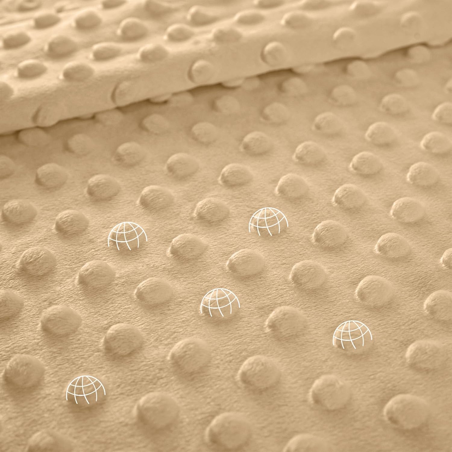 Baby Blanket for Girls, Soft Cozy Nursery Minky Blanket with Double Layer Dotted Backing for Infant Toddler in Crib Stroller, Cute Floral Orange Blanket, 30x40 Inches - Image 8