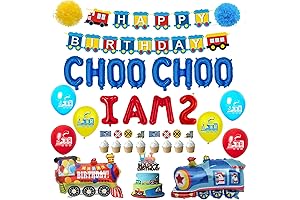 Choo Choo I'm Two Birthday Party Decorations