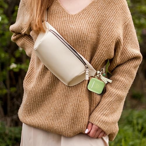 Miniatura 7 de Funda compatible con AirPods, funda de silicona suave con patrón de corazón dorado para AirPods de 2 y 1 generación con llavero colgante para niñas