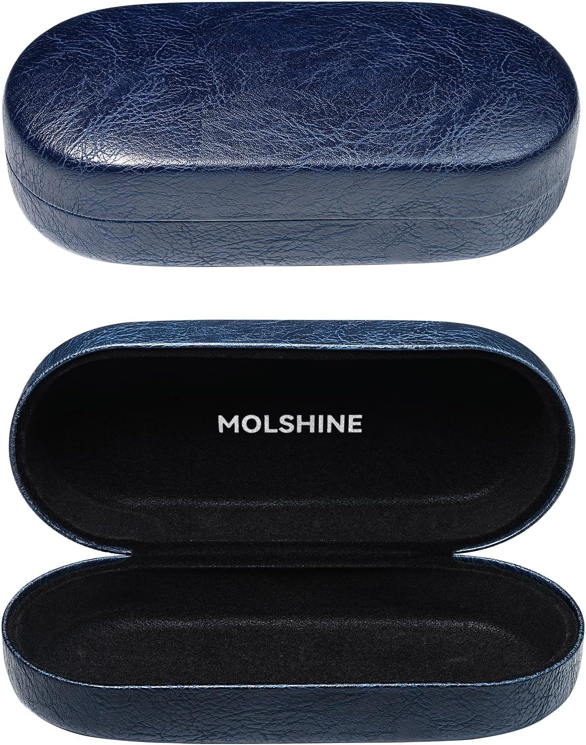 molshine Hard Shell Sunglasses Case, Classic Large Glasses Case for Women Men, Sunglass Eyeglasses