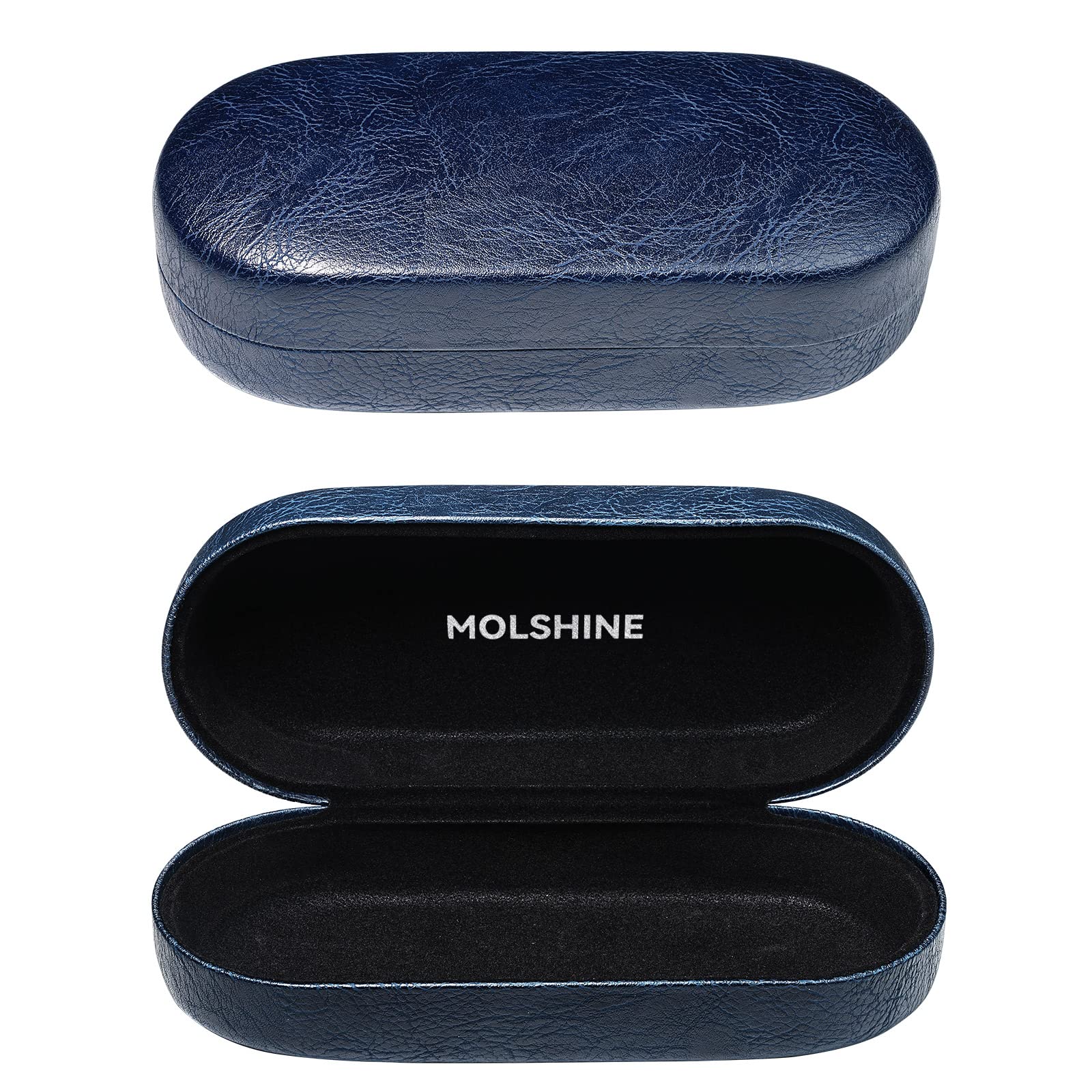 molshine Hard Shell Sunglasses Case, Classic Large Glasses Case for Women Men, Sunglass Eyeglasses
