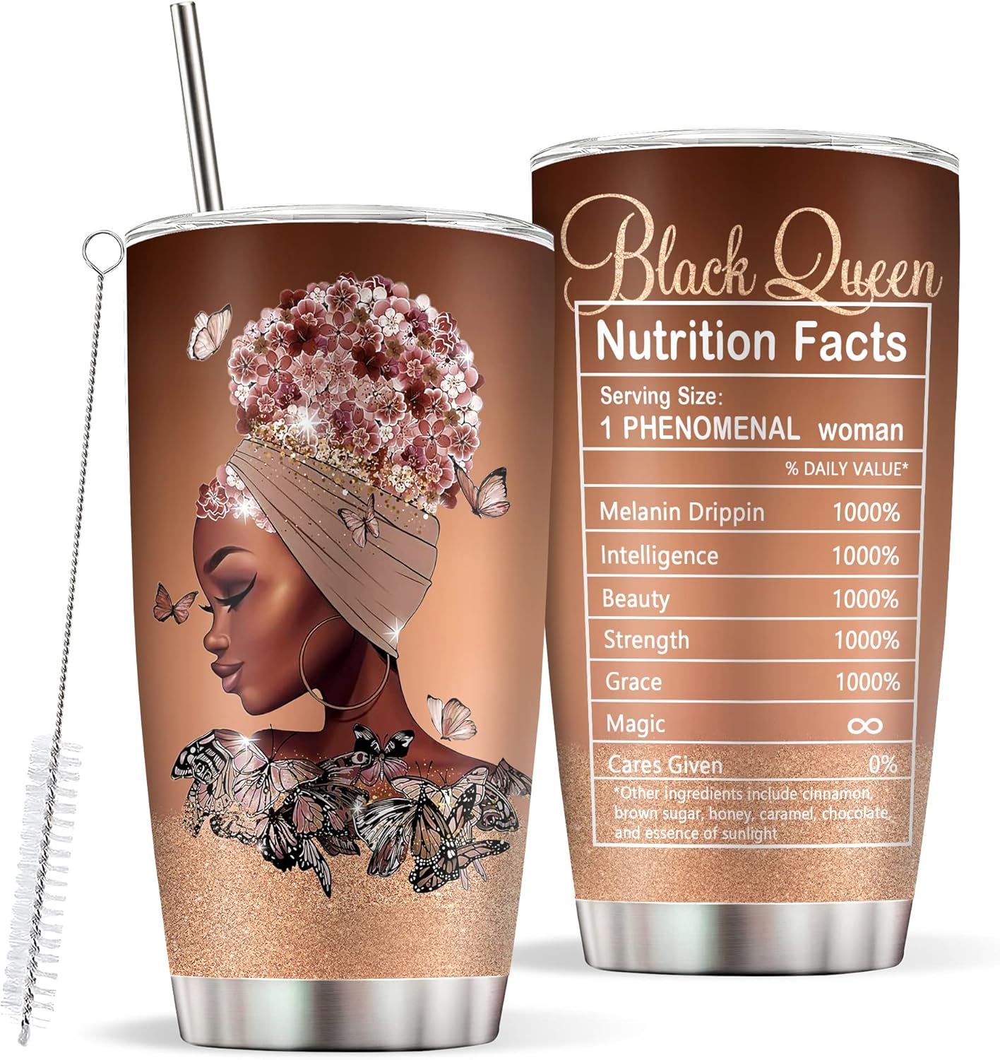 Saynnuz Black Queen Gifts for Women, Vacuum Insulated