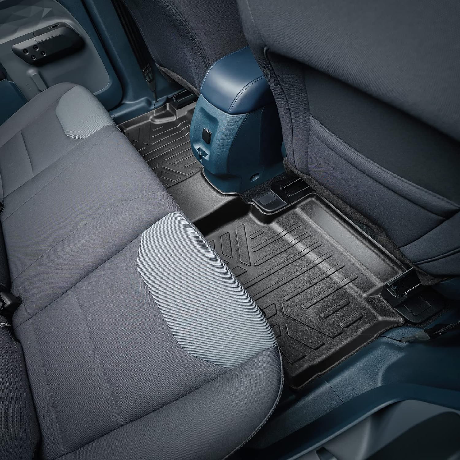 SMARTLINER Custom Fit All Weather 2nd Row Floor Mat Liners Compatible with 2022-2025 Ford Maverick