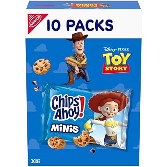CHIPS AHOY! Mini Original Chocolate Chip Cookies, 10 Snack Packs